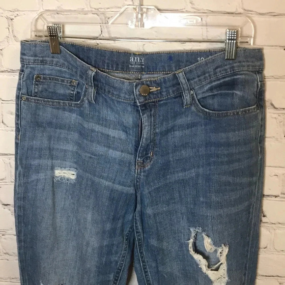 A.N.A. Boyfriend Skinny Crop Distressed Jeans - Picture 3 of 9